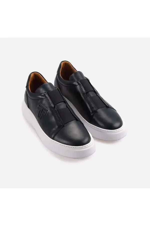 Lace-Up Men's Casual Shoes S1000-Navy Blue - 3