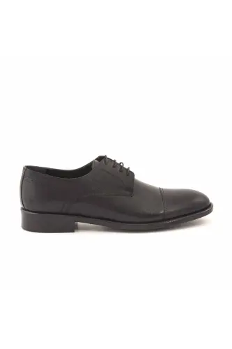 Lace-up Men's Classic Shoes 9592-Black - 1
