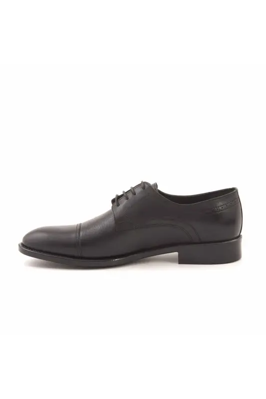 Lace-up Men's Classic Shoes 9592-Black - 2