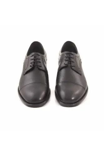 Lace-up Men's Classic Shoes 9592-Black - 3