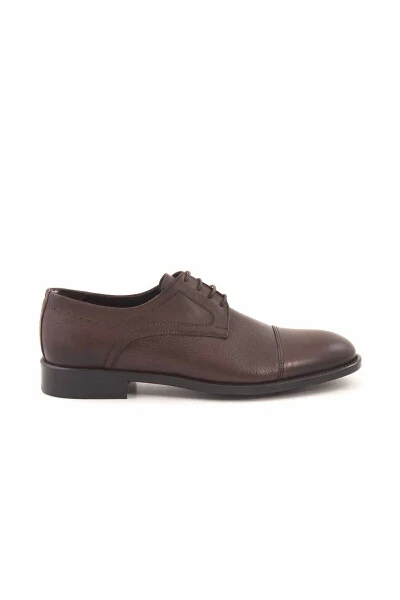 Lace-up Men's Classic Shoes 9592-Brown - KEMAL TANCA