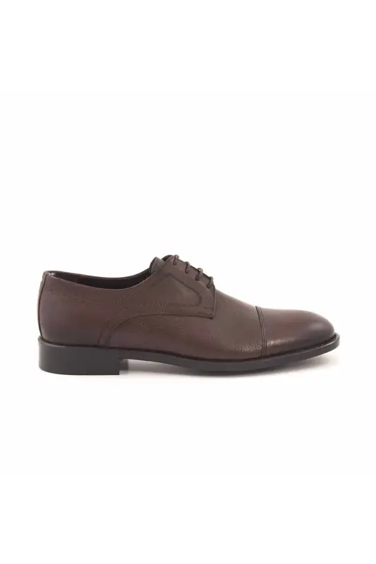 Lace-up Men's Classic Shoes 9592-Brown - 1