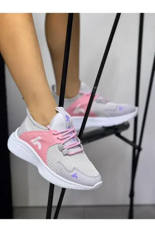 Lace-up Unisex Kids Sneaker-Ice-Candy Pink-Ice - 1