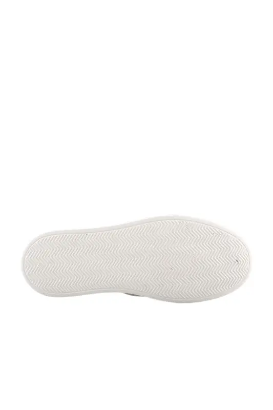 Lacivert %100 Deri Bağcıklı Günlük Sneaker Ayakkabı - 4