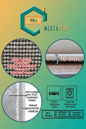 Lacivert Balon Ve Fil Çocuk Ve Bebek Odası Halısı Mkth-231-Renkli3548 - MEKTA HOME (1)