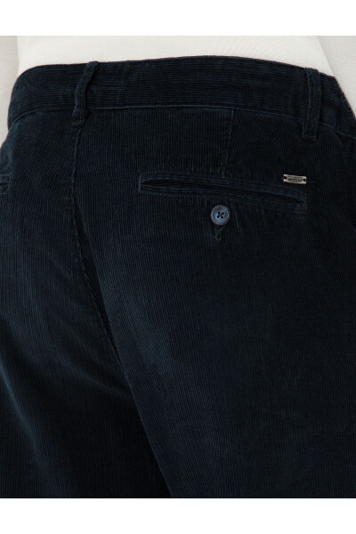 Lacivert Carrot Fit Kadife Kanvas Pantolon 50295927-VR033 - Lacivert - 18