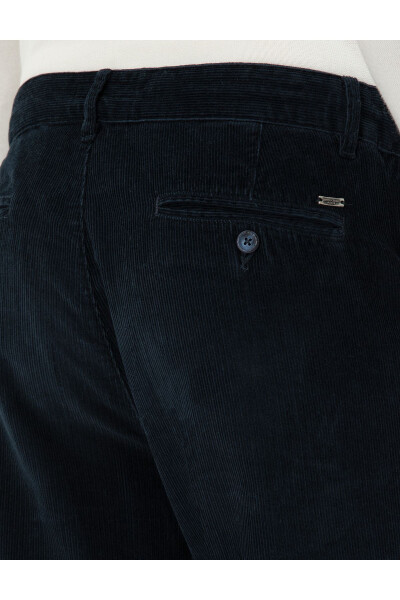 Lacivert Carrot Fit Kadife Kanvas Pantolon 50295927-VR033 - Lacivert - 12