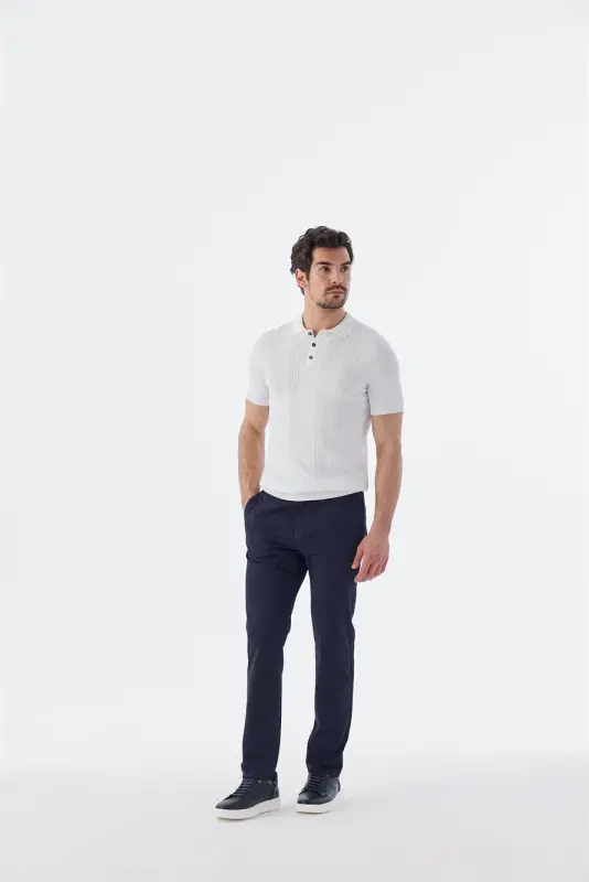 Lacivert Comfort Fit Rezina Sport Jogger Shim - JAKAMEN