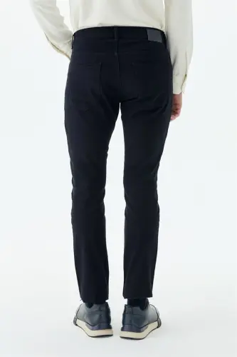 Lacivert Comfort Fit Spor 5 cep Pantolon - 4