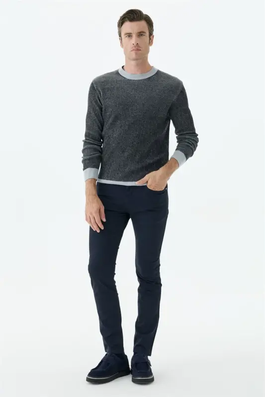 Lacivert Comfort Fit Spor Pantolon - 2