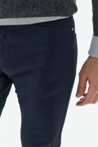Lacivert Comfort Fit Spor Pantolon - 4
