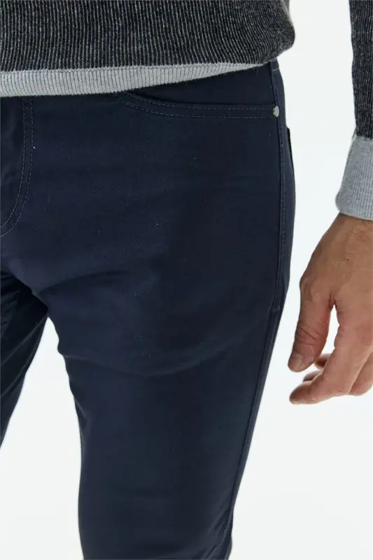 Lacivert Comfort Fit Spor Pantolon - 4