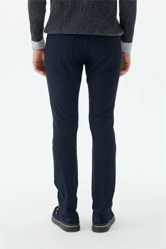 Lacivert Comfort Fit Spor Pantolon - 5