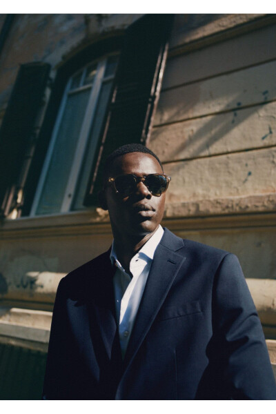 Lacivert Erkek Blazer Ceket 37061272-Lacivert/Renkli - 7