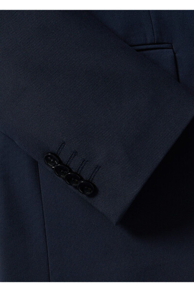 Lacivert Erkek Blazer Ceket 37061272-Lacivert/Renkli - 9