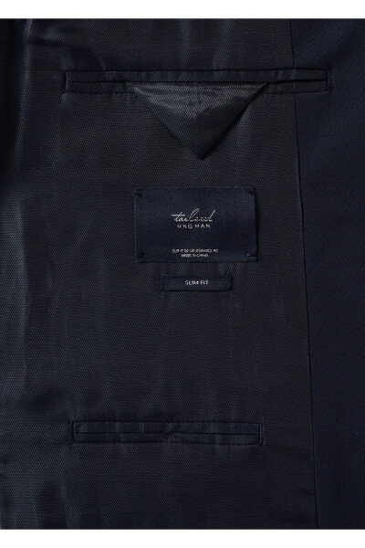 Lacivert Erkek Blazer Ceket 37061272-Lacivert/Renkli - 10