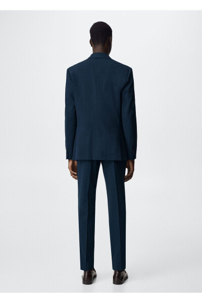 Lacivert Erkek Blazer Ceket 37061272-Lacivert/Renkli - 13