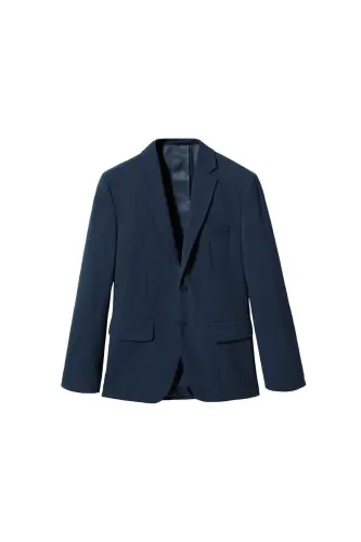 Lacivert Erkek Blazer Ceket 47020092-Lacivert/Renkli - 5