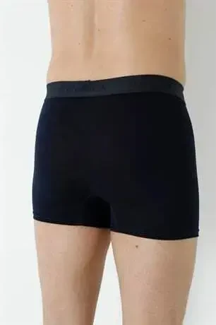 Lacivert Erkek Boxer 10'lu Paket Pamuklu Esnek Kumaş - 16