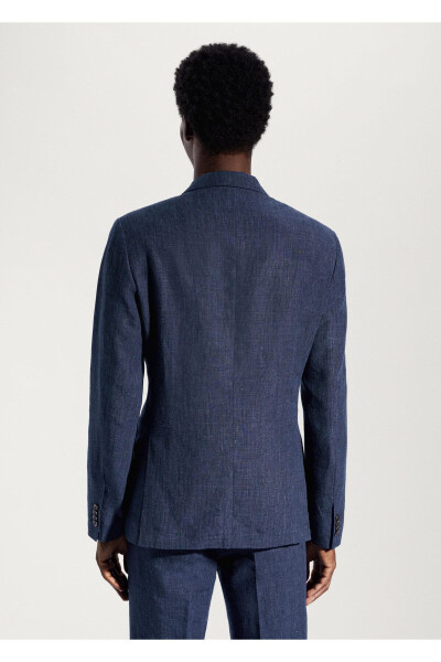 Lacivert Erkek Ceket 57010556-Lacivert2 - 4