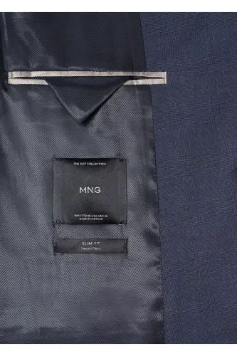 Lacivert Erkek Yetişkin Blazer Ceket 47040556-Lacivert - 6