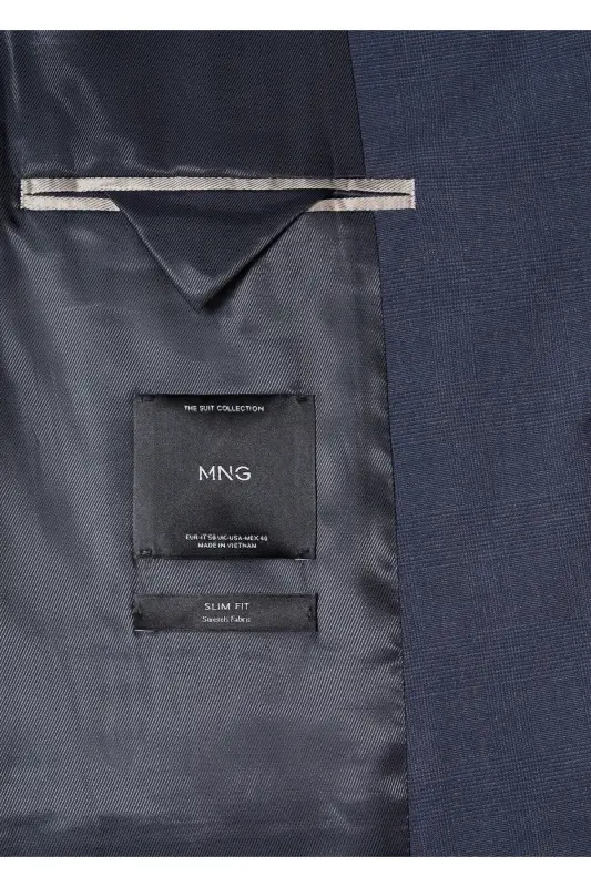 Lacivert Erkek Yetişkin Blazer Ceket 47040556-Lacivert - 6