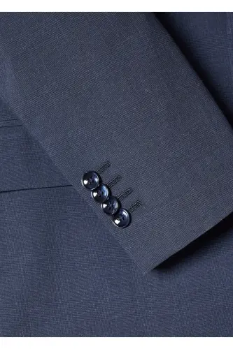 Lacivert Erkek Yetişkin Blazer Ceket 47040556-Lacivert - 9