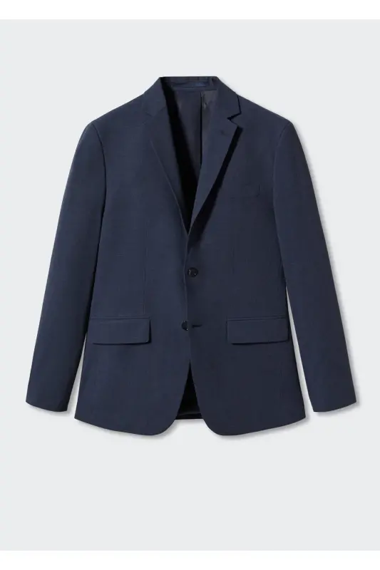 Lacivert Erkek Yetişkin Blazer Ceket 47040556-Lacivert - 4