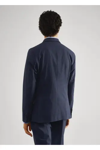 Lacivert Erkek Yetişkin Blazer Ceket 47040556-Lacivert - 11