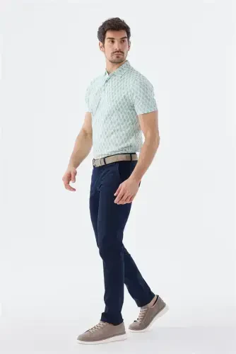 Lacivert Extra Slim Fit Yan Cep Spor Pantolon - 2