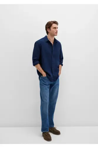 Lacivert Gömlek Regular Fit / Normal Kesim 0211518-80872-Lacivert - 2