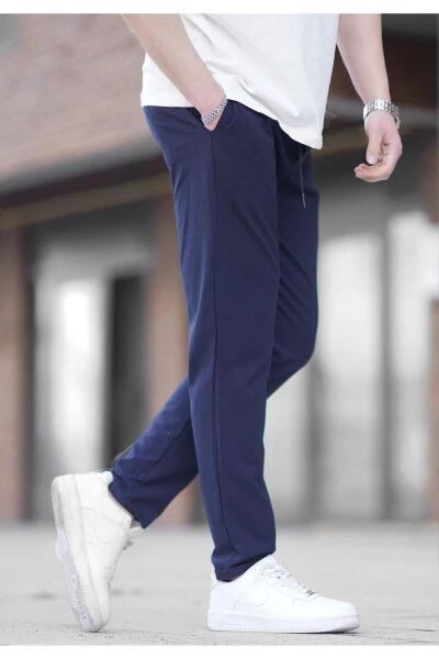 Lacivert Jogger Pantolon 4242-Lacivert - MADMEXT