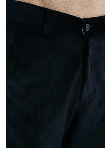 Lacivert Normal Bel Regular Fit Düz Paça Kadife Erkek Pantolon 645MERLIN-Lacivert - LC WAIKIKI (1)