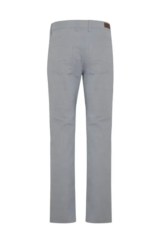 Lacivert Regular Fit naqshli paxtalik 5 cho'ntakli kanvas - 2