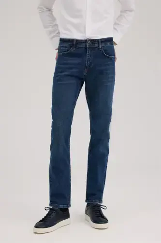 Lacivert Slim Fit Jean Jinsi Shim - 2