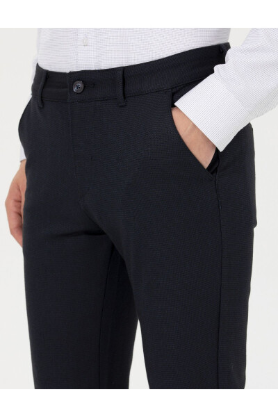 Lacivert Slim Fit Kanvas Pantolon 50259761-VR033 - 12