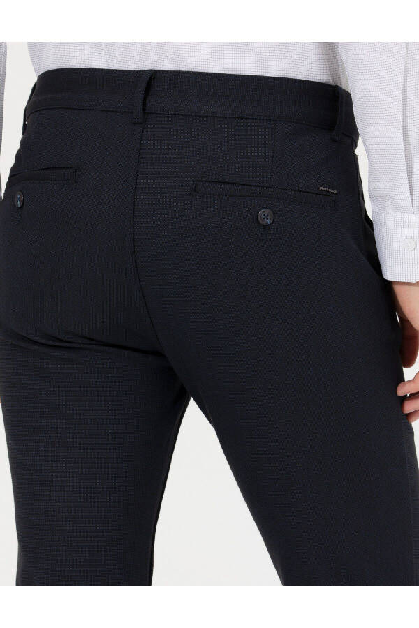 Lacivert Slim Fit Kanvas Pantolon 50259761-VR033 - 14