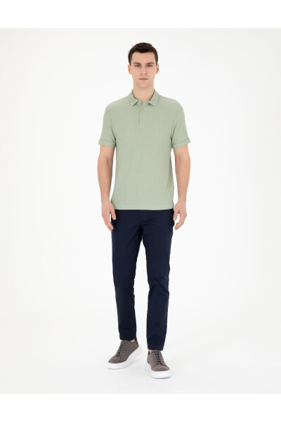 Lacivert Slim Fit Kanvas Pantolon 50288511-VR033-164809 - 1