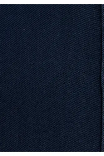 Lacivert (TENCEL™) Liyosel Gömlek Regular Fit / Normal Kesim 0210818-70494-Lacivert - 8