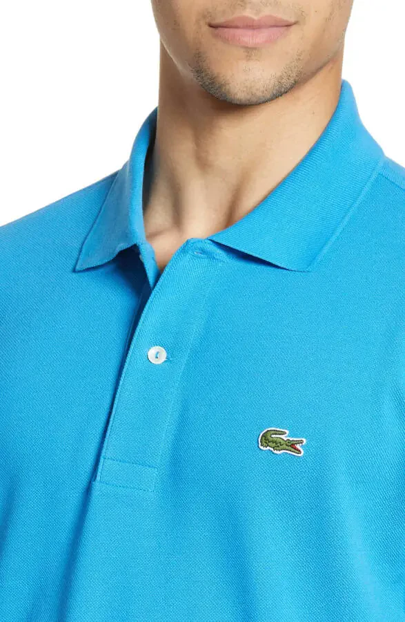 Lacoste erkaklar pike tugmachali polo ko'ylagi - 2