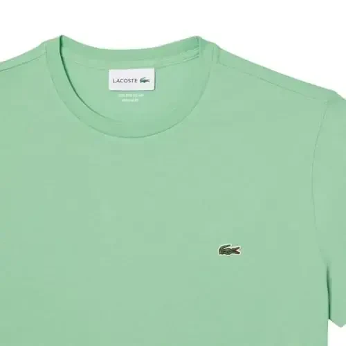 Lacoste erkaklar qisqa yengli Pima Jersey Crew Neck futbolkasi - 6