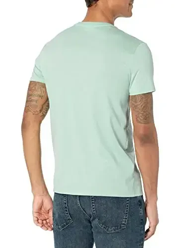 Lacoste erkaklar qisqa yengli Pima Jersey Crew Neck futbolkasi - LACOSTE (1)