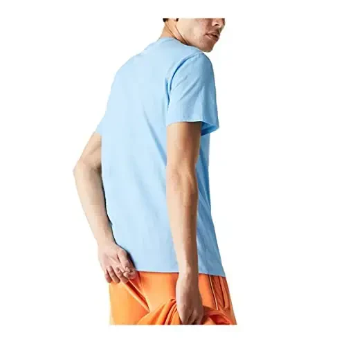 Lacoste erkaklar qisqa yengli Pima Jersey Crew Neck futbolkasi - LACOSTE (1)