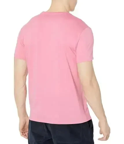 Lacoste erkaklar qisqa yengli Pima Jersey Crew Neck futbolkasi - LACOSTE (1)