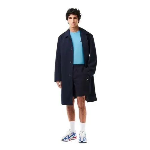 Lacoste erkaklar uchun qisqa yengli Pima Jersey Crew Neck futbolka - 4