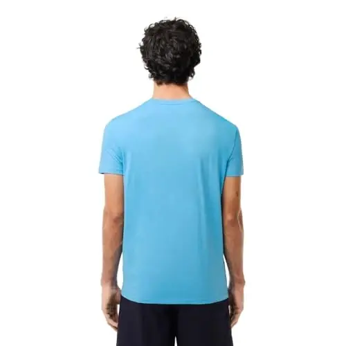 Lacoste erkaklar uchun qisqa yengli Pima Jersey Crew Neck futbolka - 6