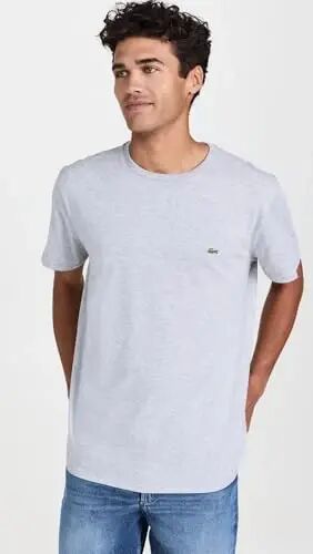 Lacoste erkaklar uchun qisqa yengli Pima Jersey Crew Neck futbolka - 5