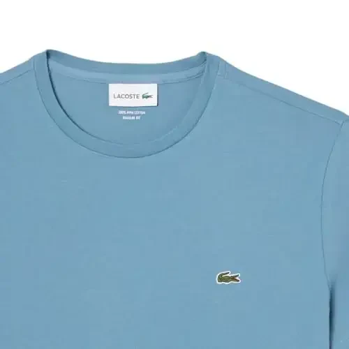 Lacoste erkaklar uchun qisqa yengli Pima Jersey Crew Neck futbolkasi - 6