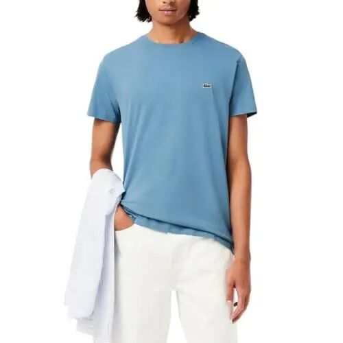 Lacoste erkaklar uchun qisqa yengli Pima Jersey Crew Neck futbolkasi - 1