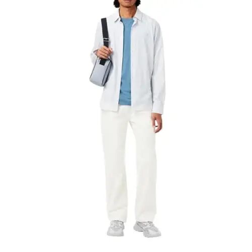 Lacoste erkaklar uchun qisqa yengli Pima Jersey Crew Neck futbolkasi - 4
